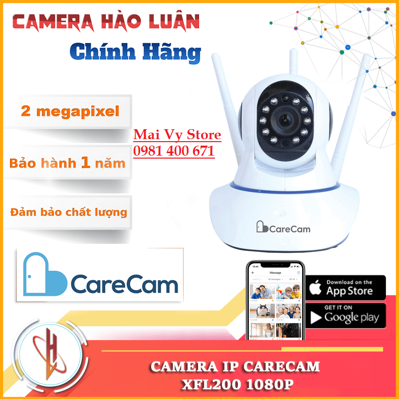 CAMERA 3 ANTEN CARECAM 2.0 XFL200 ( MÃ MỚI CC1021 )