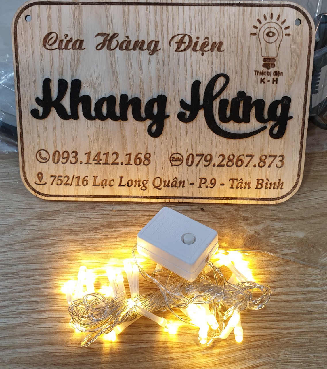 Dây đèn led chớp nháy trang trí Noel