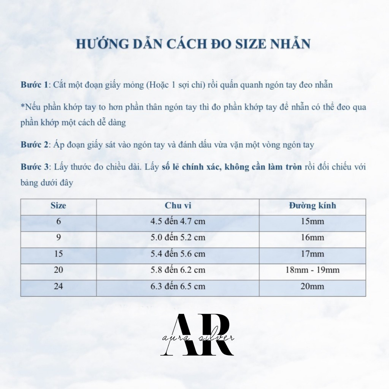 Nhẫn nữ một hàng đá - Bạc ta AURASILVER-N08