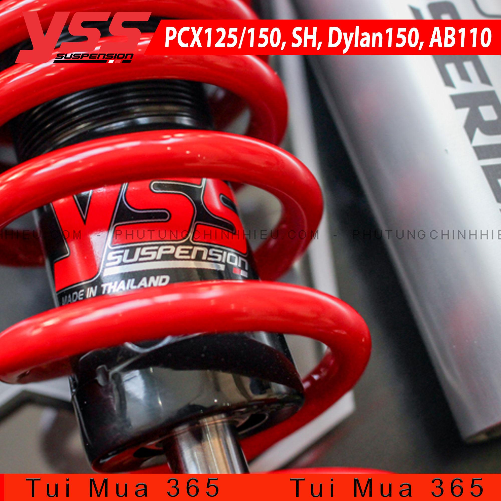 Phuộc YSS Bình Dầu Honda SH Series Đen/Đỏ ( Thái Lan )