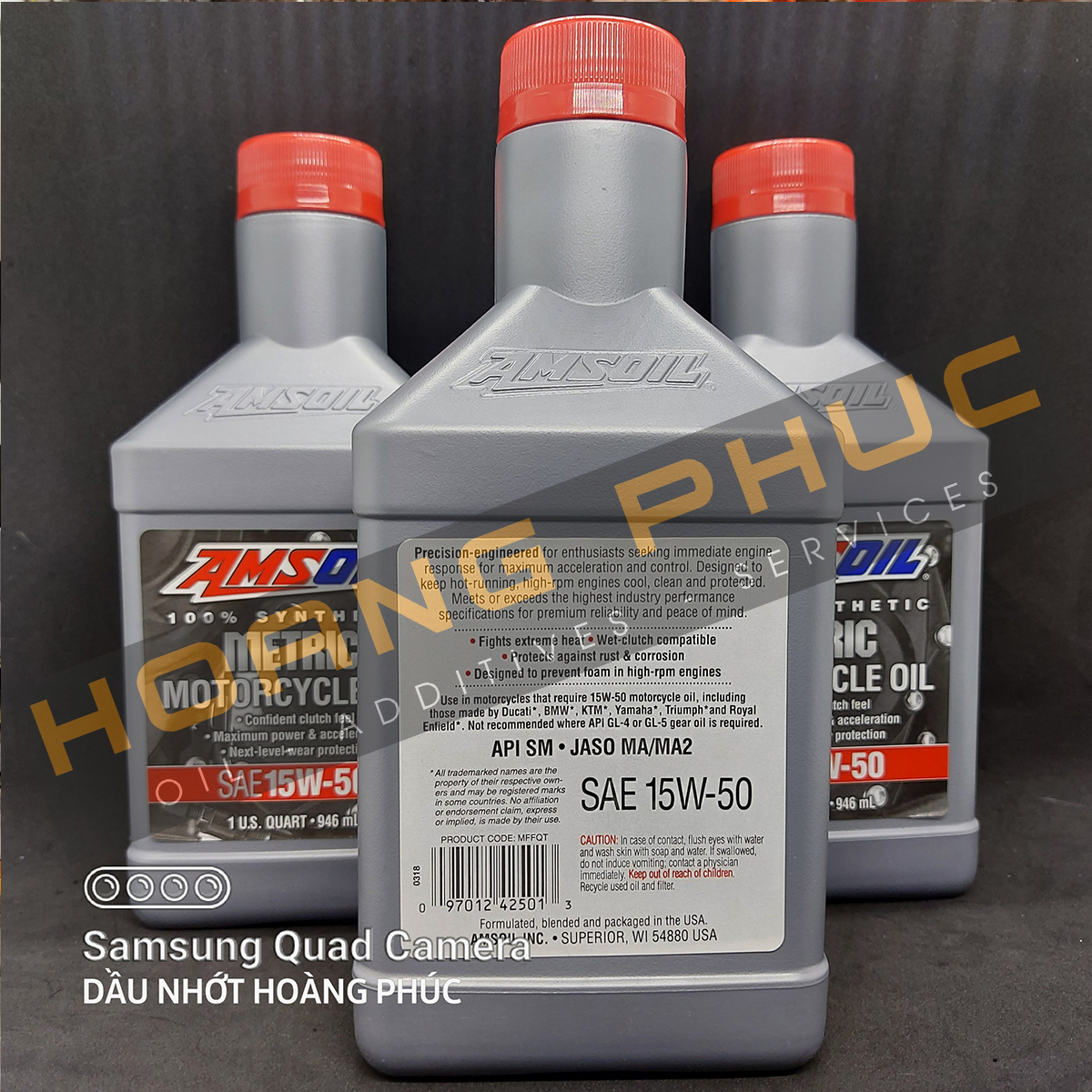 Dầu nhớt Amsoil Metric 15W50 946ml