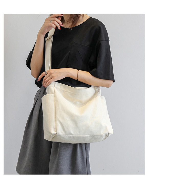 TÚI ĐEO CHÉO VẢI CANVAS PHONG CÁCH HÀN QUỐC