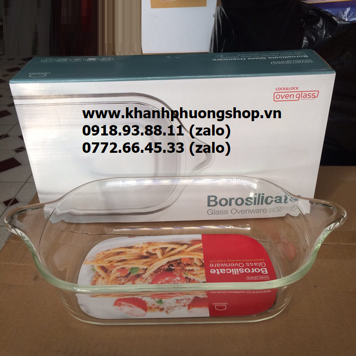 [HCM]khay thủy tinh lock&lock 2L - khay thủy tinh lock&lock 2L