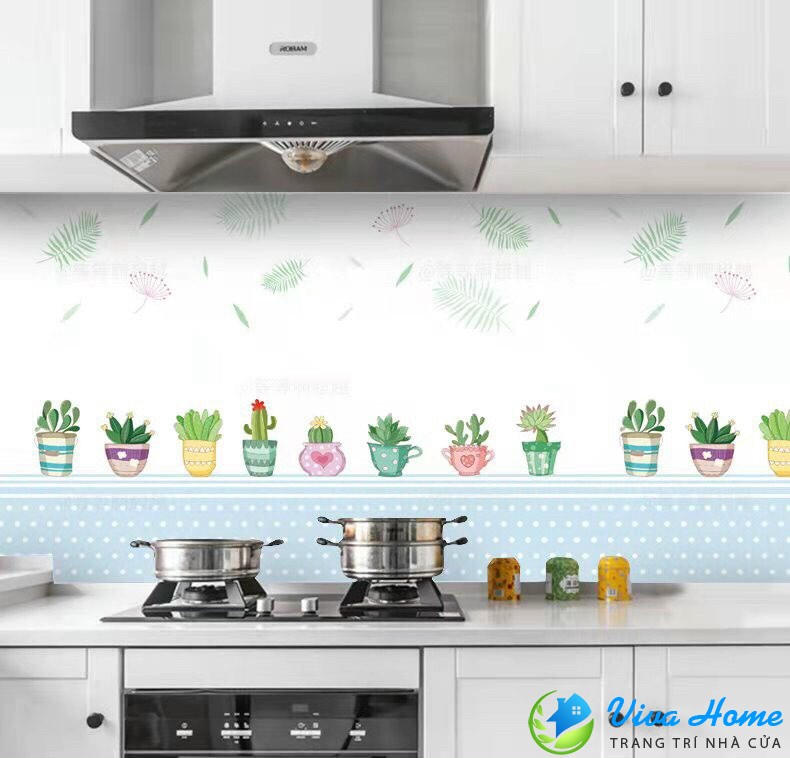 [SALE] 3 mét Decal dán bếp, giấy dán bếp chịu nhiệt khổ 60cm