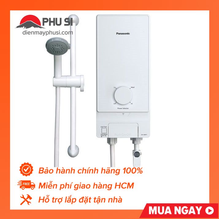 [Trả góp 0%]Máy nước nóng Panasonic 4MP1W 4500W (Trắng)