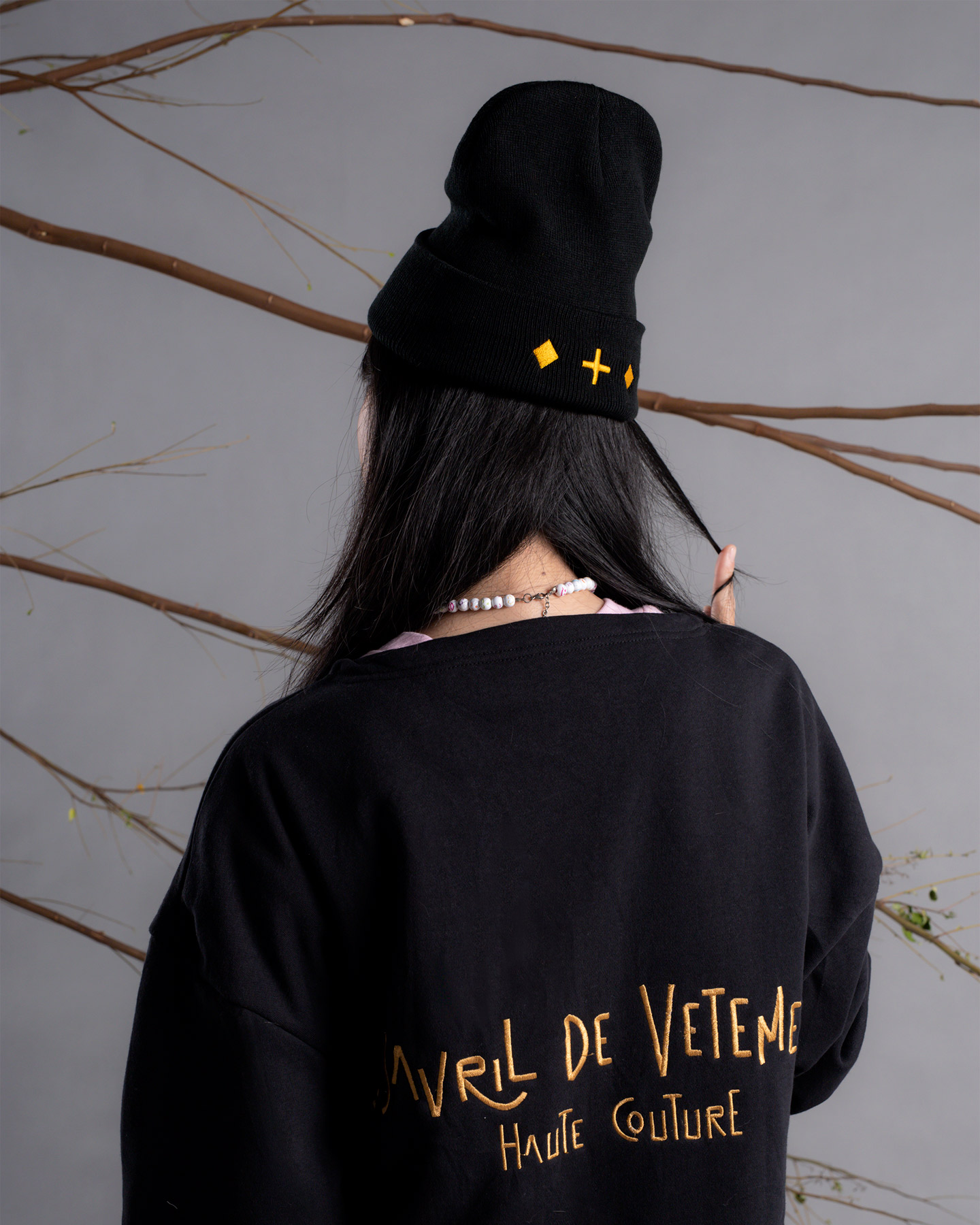 Mũ Len Black Gold LDV Beanie