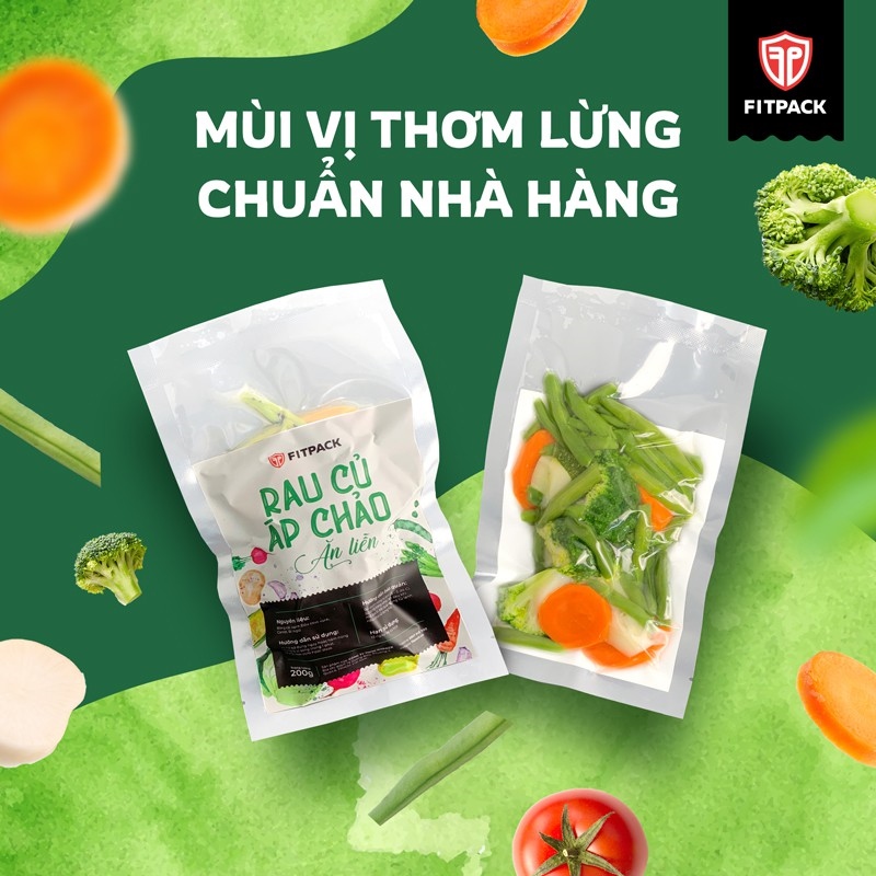 【Mới】 Rau Củ Áp Chảo Eatclean ăn liền Fitpack