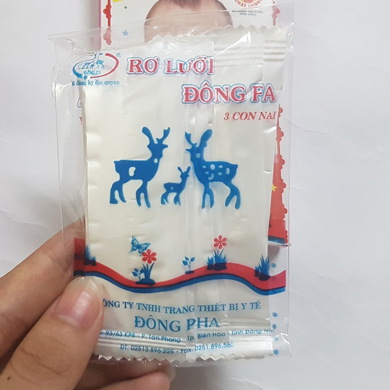 Rơ lưỡi Đông Pha cho bé (hộp 5 miếng)