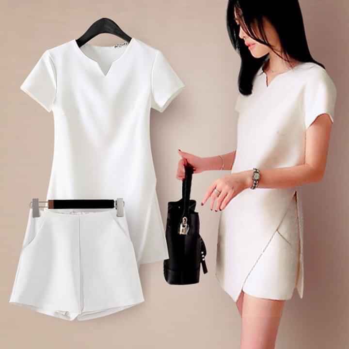 [Sét Bộ Cực Hót] Sét Bộ Trắng Hót Trend Siêu Dễ Thương Siêu Cá Tính