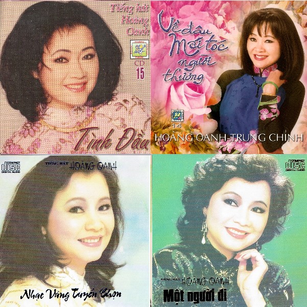 Bộ 4 đĩa cd hoàng oanh