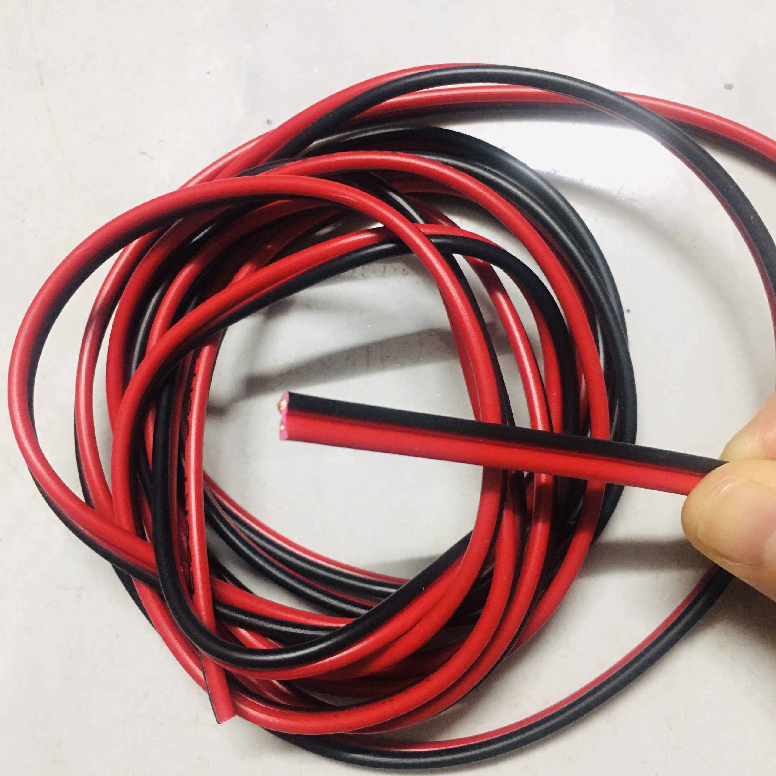 3 Mét dây điện đôi 0.3mm màu đen/đỏ