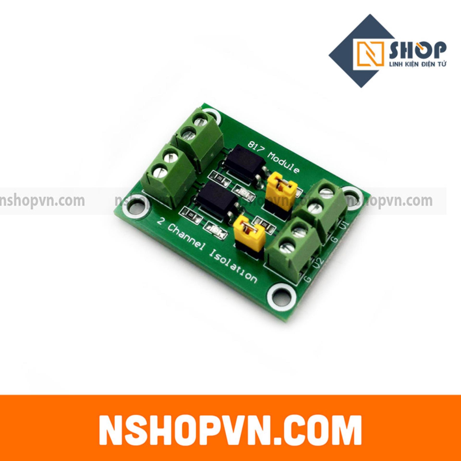 Mạch Opto Cách Ly 2 Kênh PC817