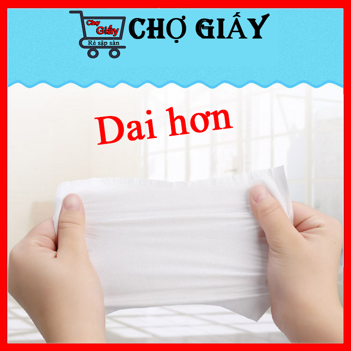 Giấy ăn cầu vồng Xin Mier 3 lớp siêu dai thùng 30 gói