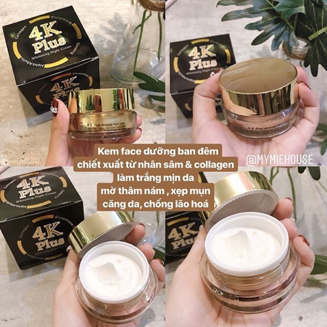 [HCM]kem 4k plus Thái dưỡng trắng da mờ nám, sạm