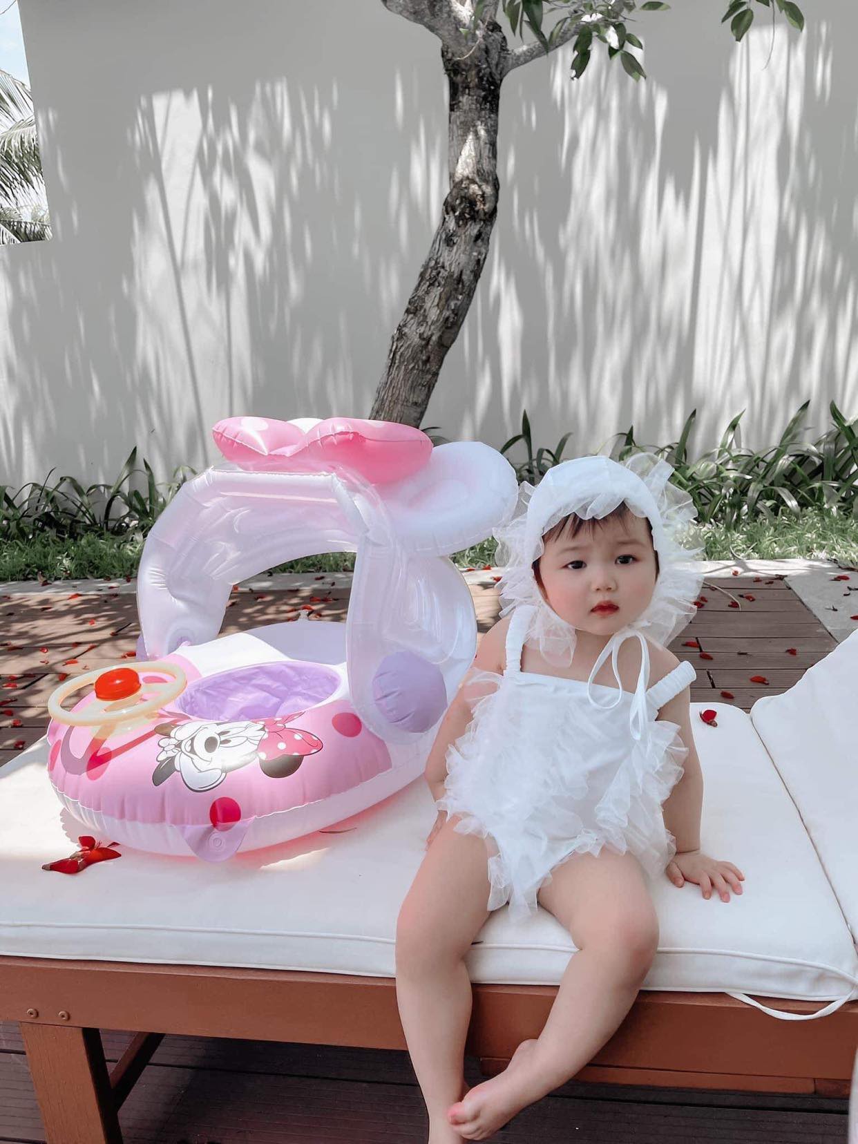 Phao Bơi Micky Cho Bé 0-4 Tuổi Kèm Bơm