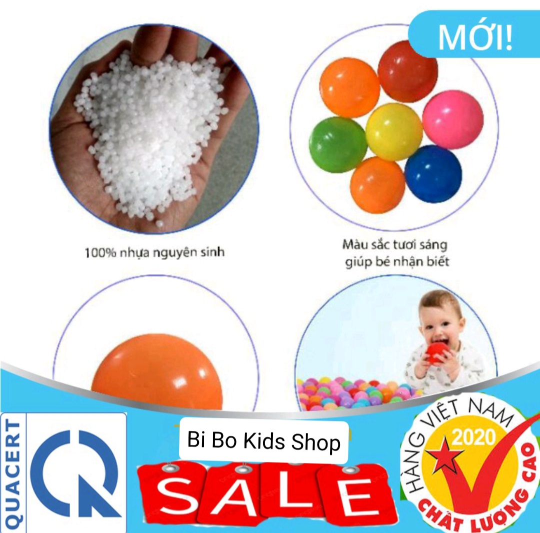 Bóng nhựa combo 400 bóng size 5.5cm - shop mẹ bi