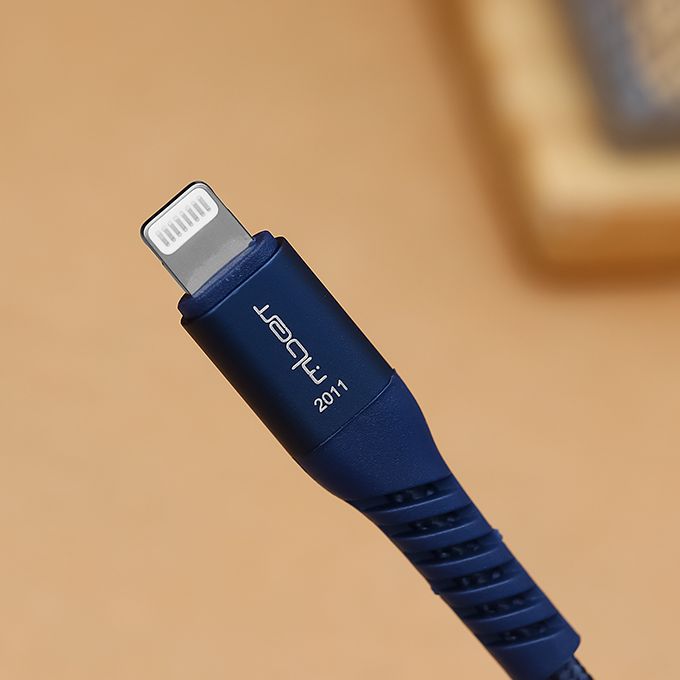 Cáp Type C - Lightning MFI 1m Mbest DS954-WB Xanh Navy