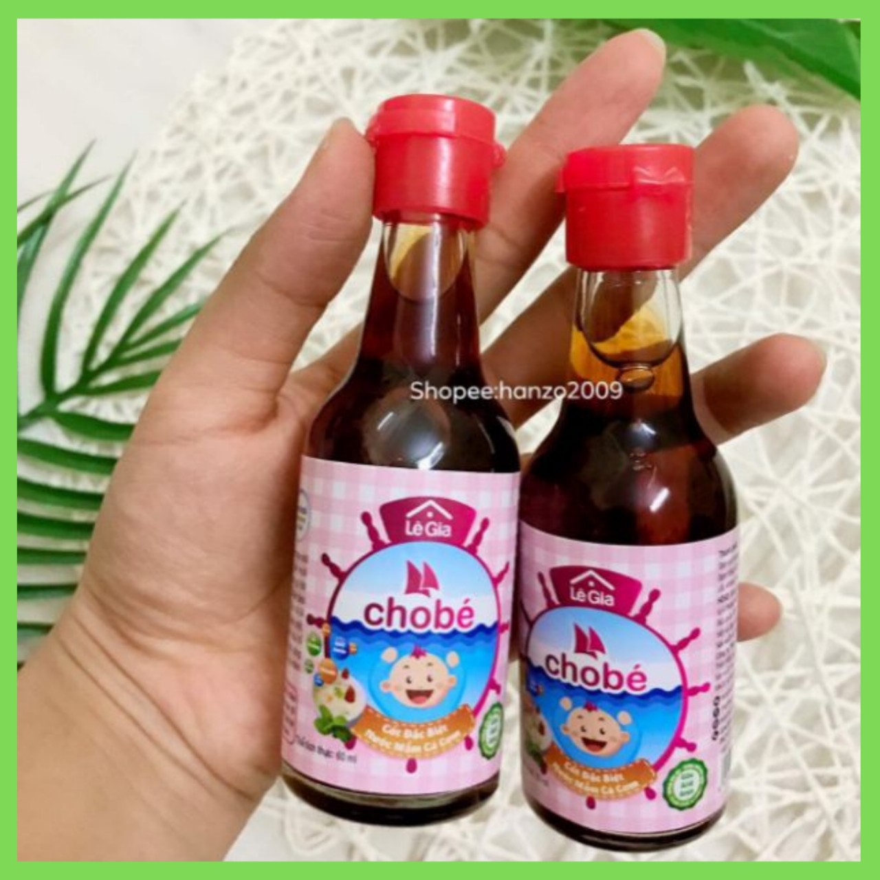 Nước mắm cho bé ăn dặm Lê Gia cho bé