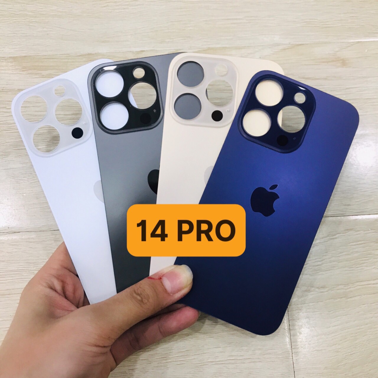 Nắp lưng, kính lưng iphone 14 pro, 14 promax, 14 plus