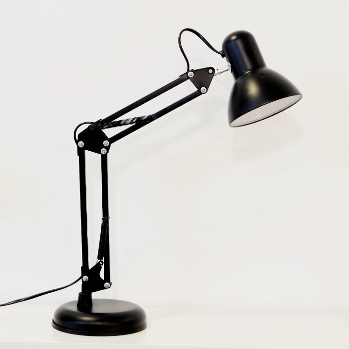 Đèn Bàn Học Pixar Luxo Xoay có Đế Kẹp