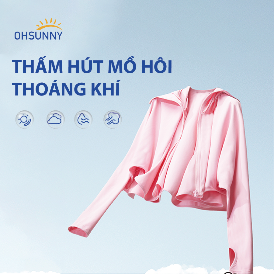 Áo chống nắng nữ OHSUNNY Batwing UPF50+++