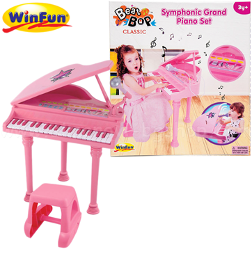 Đàn piano cổ điển kèm mic màu hồng Winfun 2045