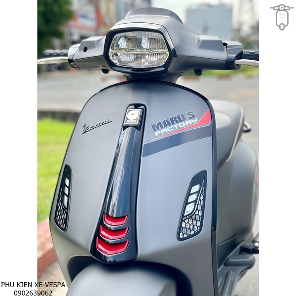 Viền Đèn Pha Cho Vespa Sprint Mẫu Led 2 Tầng