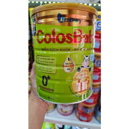 SỮA BỘT Colosbaby Gold 800gr ĐỦ SỐ CHO BÉ đủ loại (Mã Qr đầy đủ,date 2026)