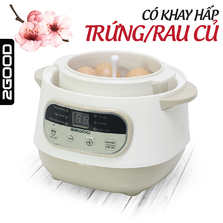 Nồi hầm chậm, chưng yến 2Good A200 - Hãng phân phối