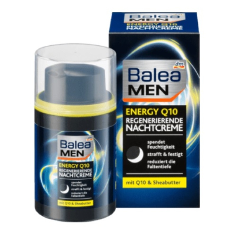 THANH Lý - Kem đêm chống lão hóa cho nam Balea Men Energy Q10 50ml - Đức (HSD: 01-2021) giá rẻ