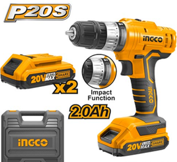 Máy khoan vặn vít dùng pin 20V CIDLI20012