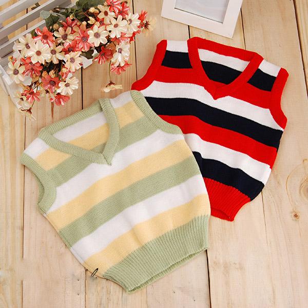 Áo Len Kiểu Gile Giữ Ấm Cho Bé Đáng yêu