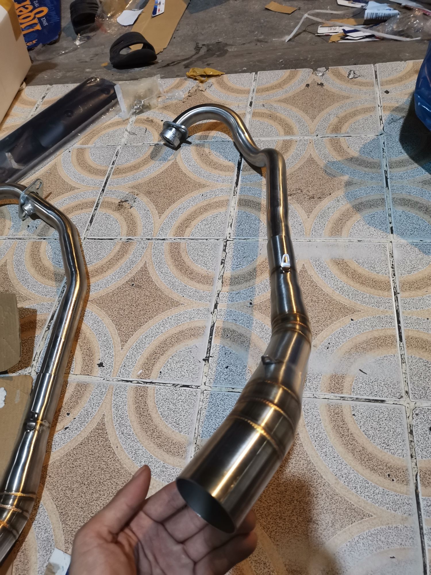 cổ pô cong exciter 150