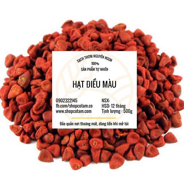 Hạt Điều Màu ( Hạt Cari) 100g
