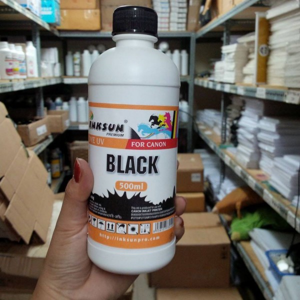 Bộ 4 chai mực CN dye uv inksun 500ml-4 màu