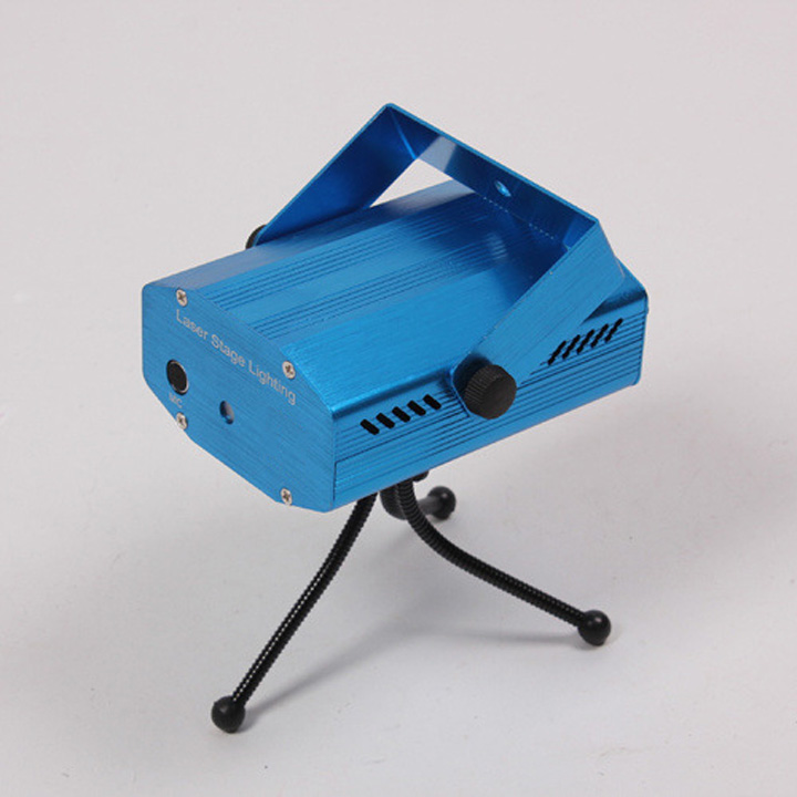 Đèn Laser 12 trong 1 Mini đèn sân khấu vũ trường trang trí phòng Karaoke cảm biến theo nhạc