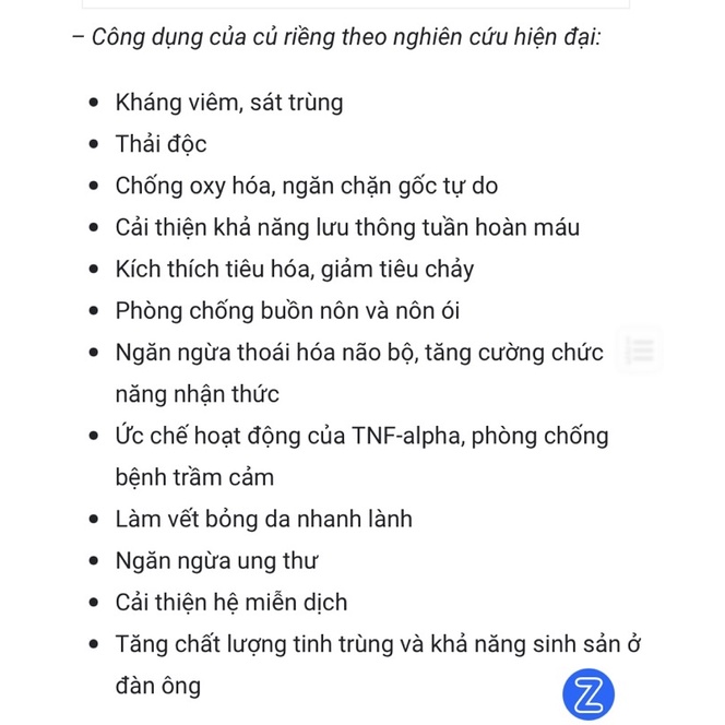 củ riềng giống (gia vị nấu ăn)