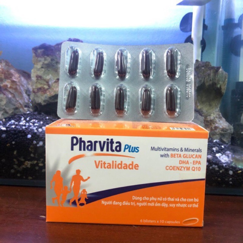 Pharvita Plus bổ sung Vitamin và khoáng chất (lọ 30v vĩ 60v), cam kết sản phẩm đúng mô tả, chất lượng đảm bảo cao cấp