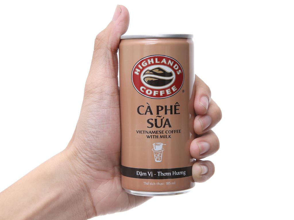 [Thùng 24 Lon] Cà Phê Sữa Highlands Coffee 185ml