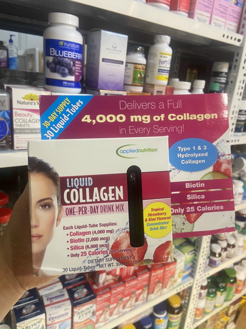 ( DATE 2023) Collagen ống LIQUID --NHẬP MỸ -HỘP 30 ỐNG
