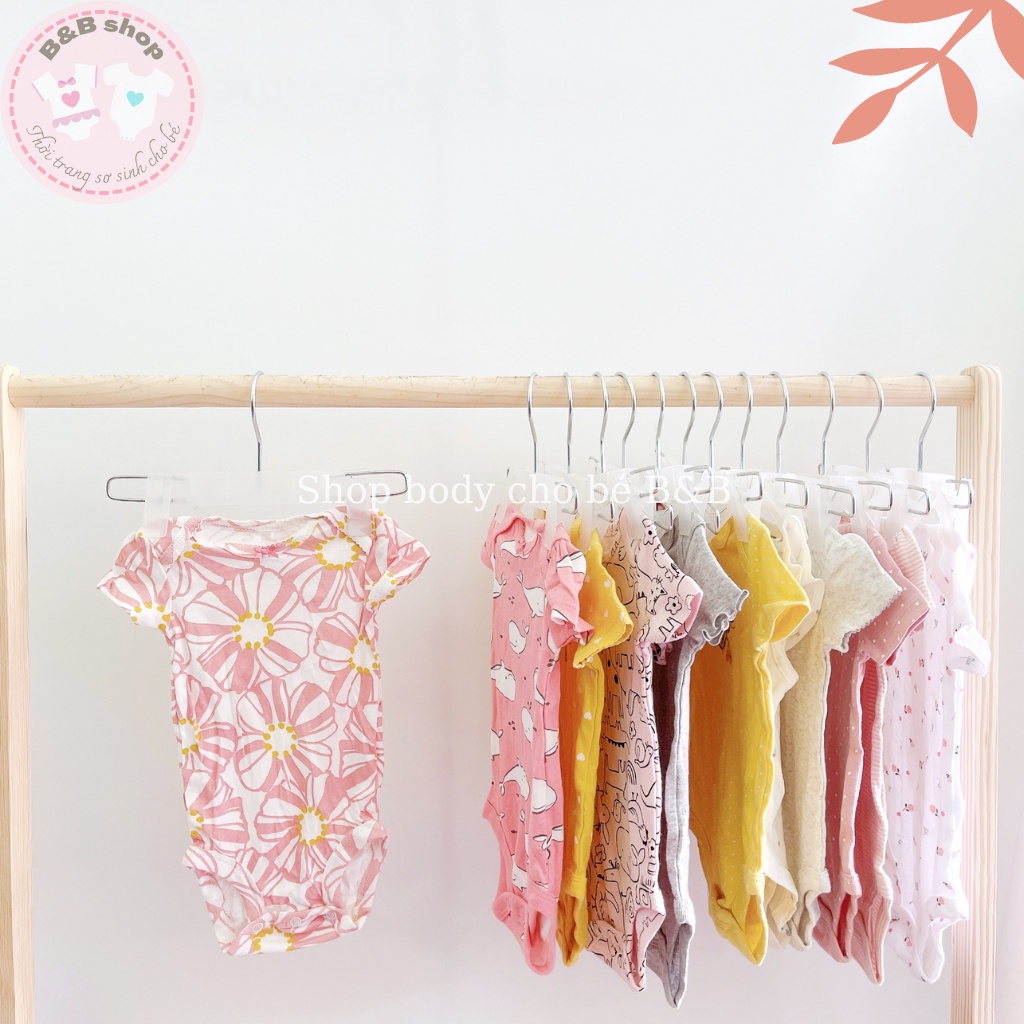 (Chọn mẫu 0-3m) Bodysuit, Body chip Carter xuất dư cho bé sơ sinh