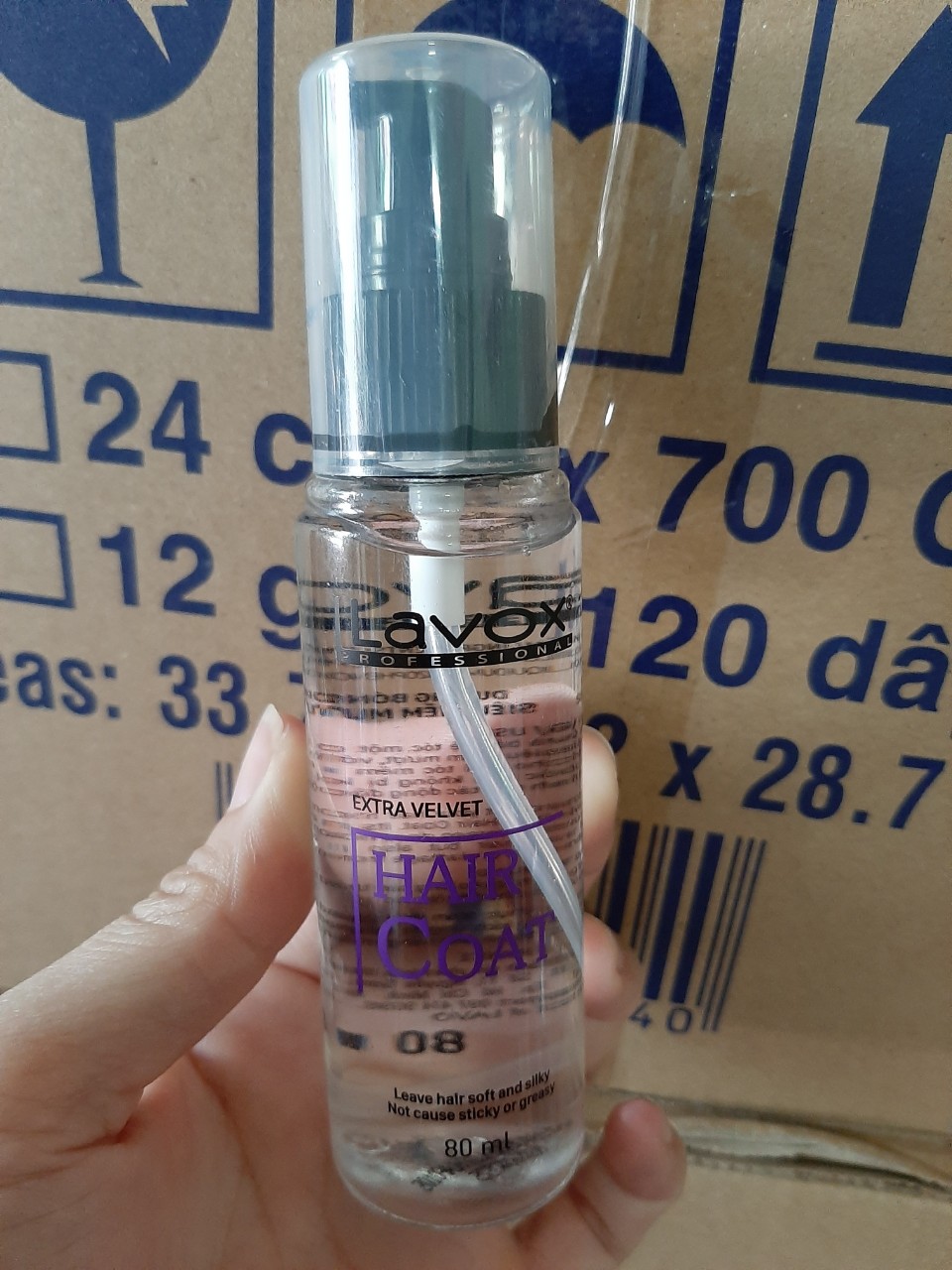 Dầu Bóng Dưỡng Tóc Lavox Professional Hair Coat 80ml