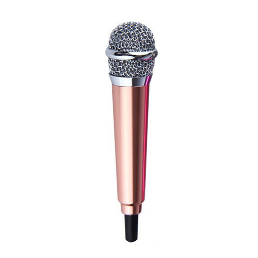 Micro hát karaoke mini dùng cho điện thoại Iphone Android với phích cắm 3.5mm