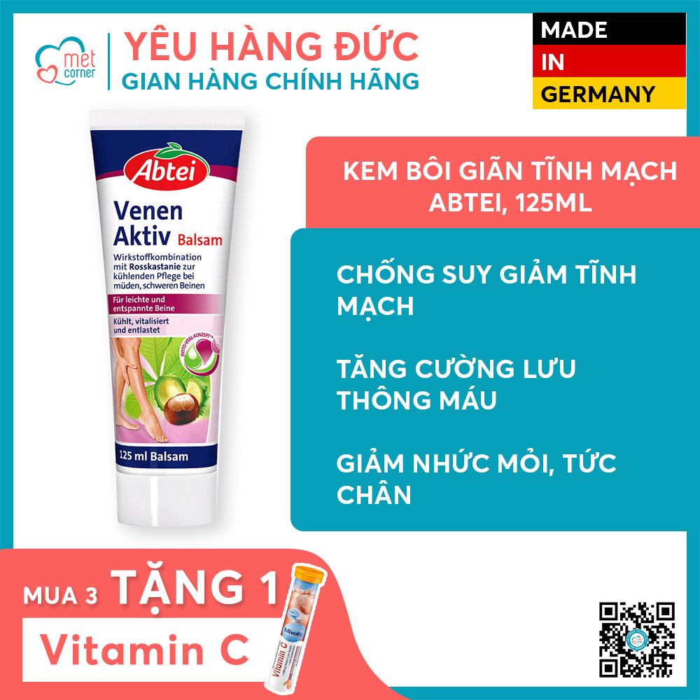 HCMKem Bôi Giãn Tĩnh Mạch Abtei Venen Aktiv