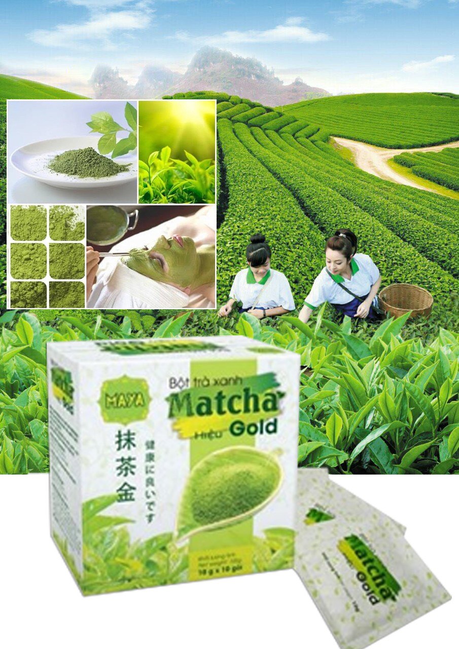 BỘT TRÀ XANH MATCHA NHẬT BẢN - 10G X 10 GÓI