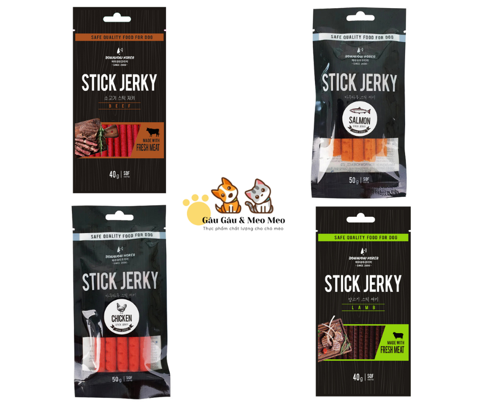 STICK JERKY -  THỊT QUE CHO CÚN CƯNG