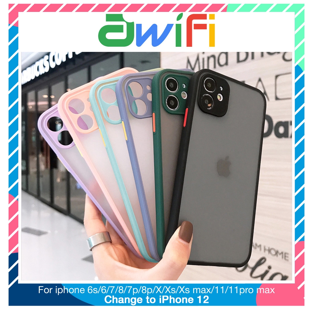 Ốp lưng nhám vuông cho Iphone, Samsung, Oppo