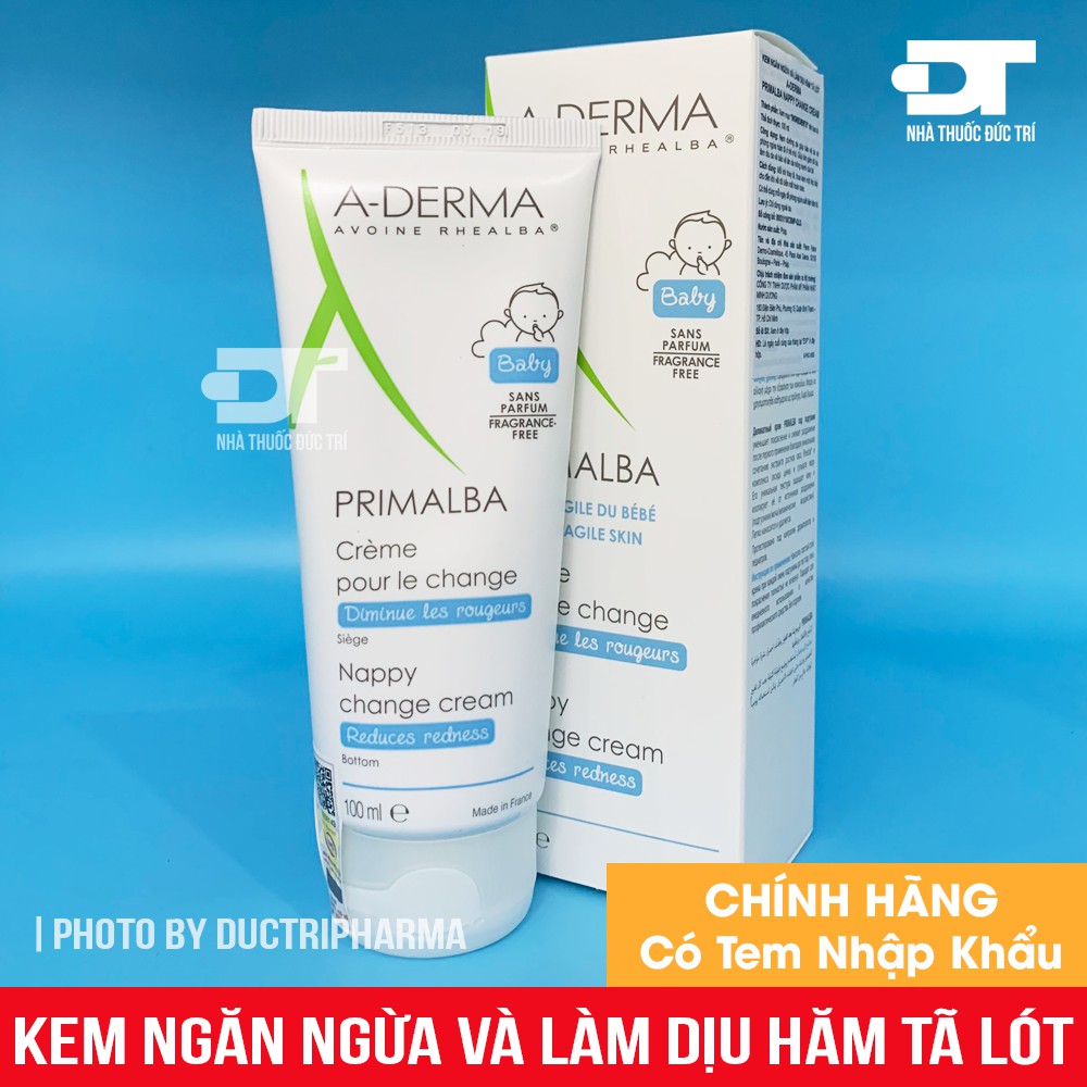 Kem hăm tã A-DERMA PRIMALBA Nappy Change Cream - ADERMA