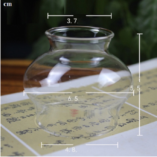 Chụp chắn Gió đèn(dầu,nến,đèn cầy) cao 5.5cm.