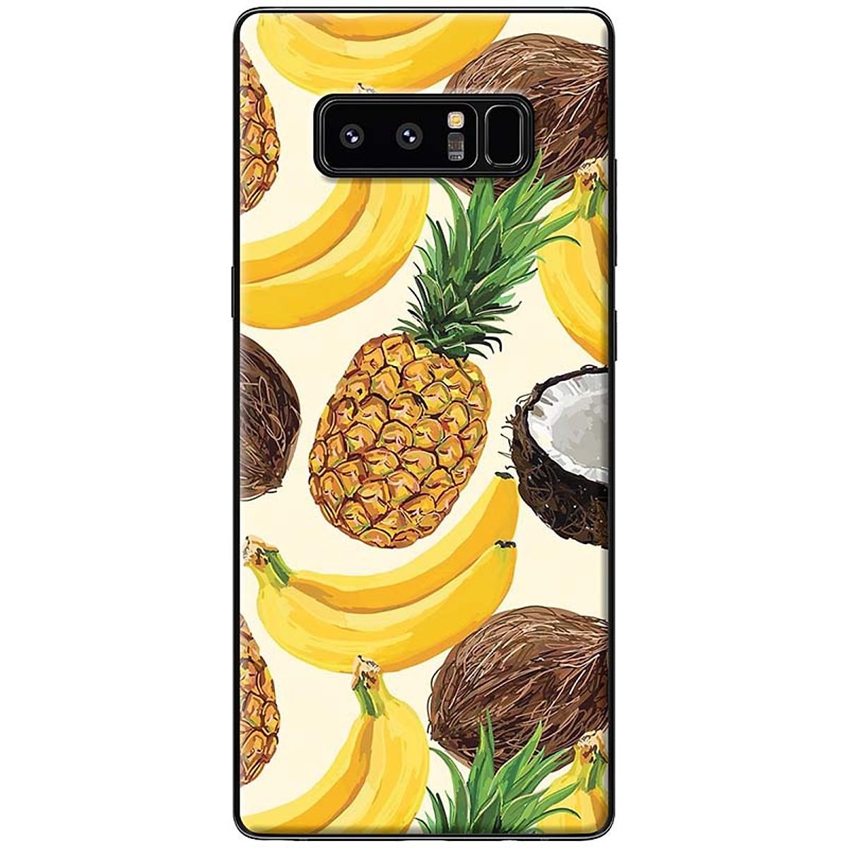 Ốp lưng dành cho Samsung Galaxy Note 8 mẫu Chuối dừa